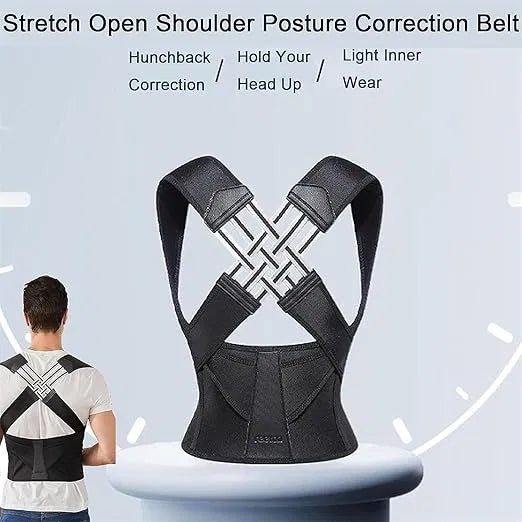 Kartendo™ Posture Corrector Back Support Brace – Adjustable & Comfortable
