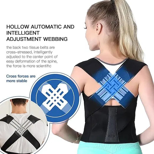 Kartendo™ Posture Corrector Back Support Brace – Adjustable & Comfortable